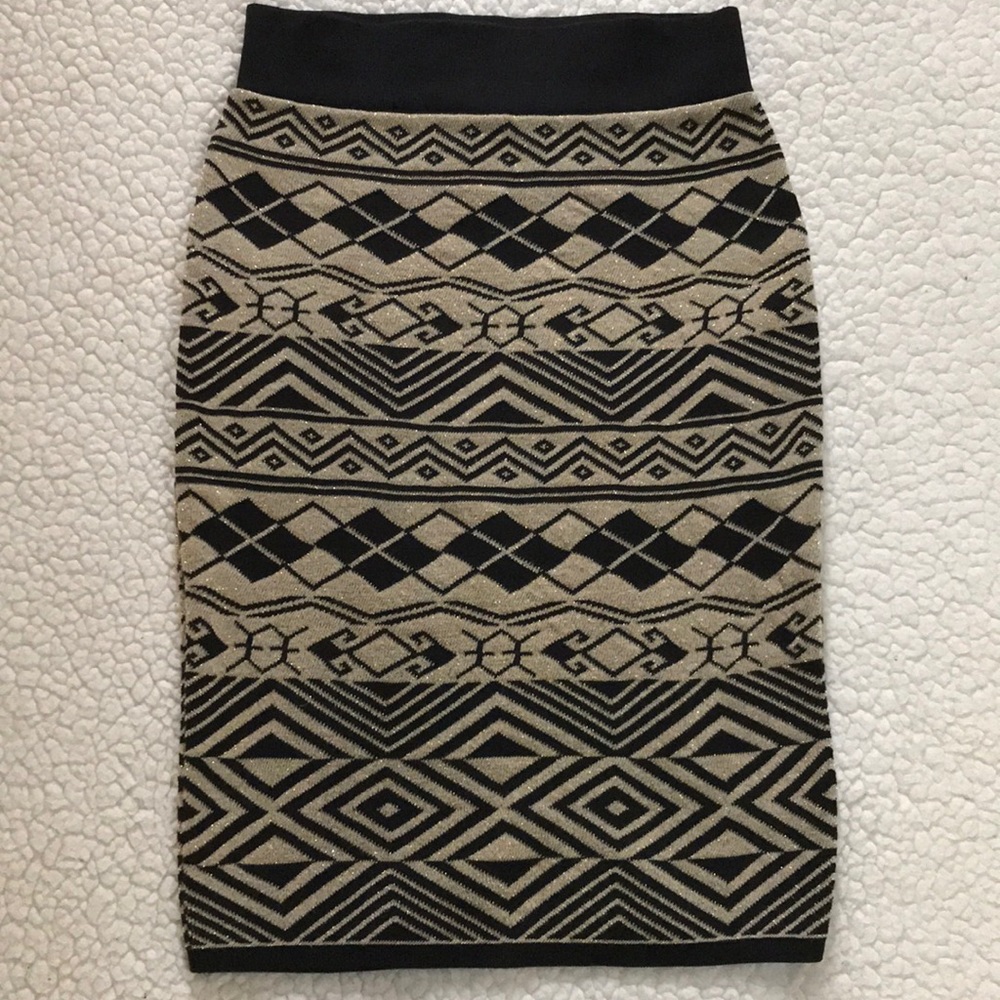 Tribal Boho Stretchy Skirt